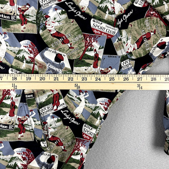 Vintage Tail Golf Bomber Jacket Womens Small Full Zip Allover Print USA Made - Picture 10 of 15